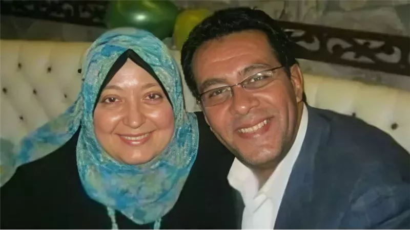 تامر ضيائي وزوجته