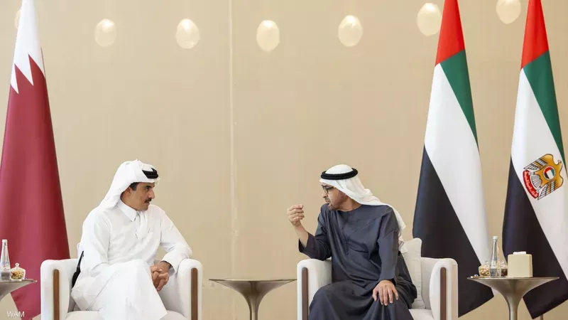 أمير قطر والرئيس