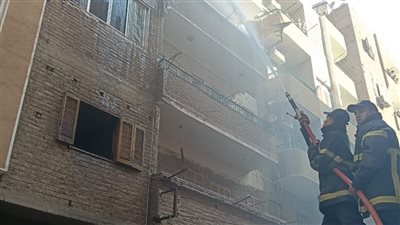 مصرع وإصابة 6 أشخاص في حريق شقة سكنية بسوهاج