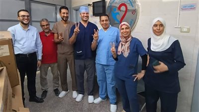 جراحة ناجحة تنقذ حياة مريضة من جلطة رئوية بمستشفى ميت غمر العام