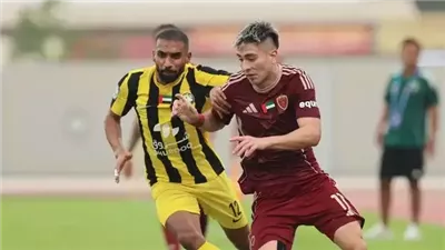 تعادل سلبي بين الوحدة واتحاد كلباء في الدوري الإماراتي 