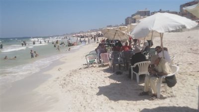 إنقاذ شاب من الغرق بشاطئ السلام في الإسكندرية