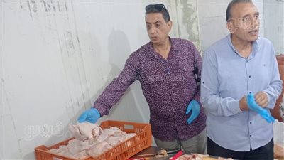 ضبط 3645 كيلو لحوم ودواجن وأغذية متنوعة منتهية الصلاحية بطلخا في الدقهلية (صور) 