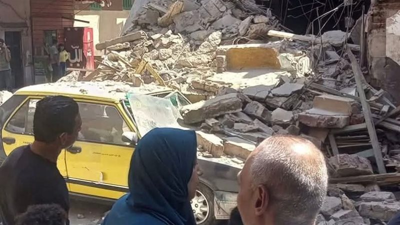 انهيار منزل بطنطا