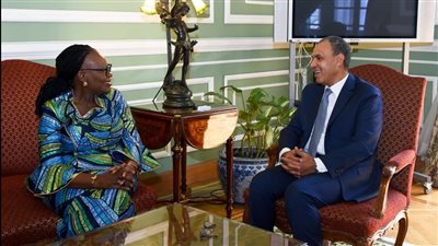 تفاصيل لقاء عبد العاطي مع وزيرة العلاقات الدولية والتجارة الناميبية