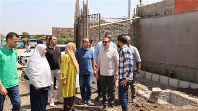 محافظ المنوفية يتفقد إنشاءات مدارس جديدة بشرق شبين الكوم