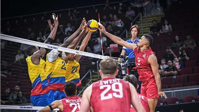 فوز أمريكا وكندا والبرتغال في بطولة العالم للكرة الطائرة بالفلبين