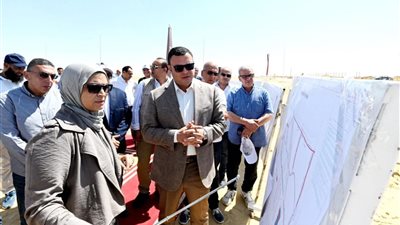 الموقف التنفيذي لأعمال شبكات الطرق والمرافق بتوسعات مدينة الشيخ زايد