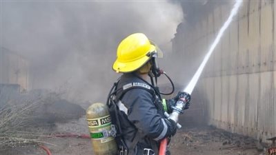 إخماد حريق منزل مكون من 3 طوابق بمدينة الفيوم