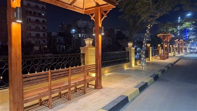 ضبط مواطن سرق كشافات الإنارة الحديثة بكورنيش شبين الكوم في المنوفية 