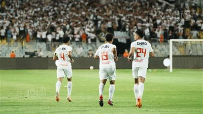 عبد الله السعيد يسجل الهدف الثالث للزمالك في مرمى المصري