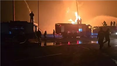 حريق بمستشفى أسوان الجامعي وجهود مكثفة للسيطرة عليه