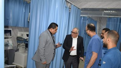 جولة لرئيس هيئة التأمين الصحي لمتابعة تطوير مستشفى المقطم وتحديث أقسامه