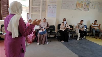 استمرار مشروع أندية السكان بمراكز شباب البحيرة بدورة تدريبية 