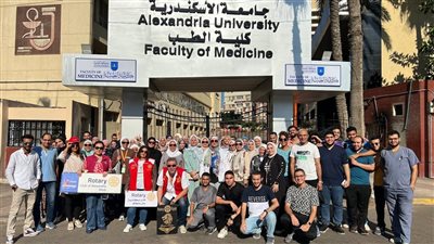 انطلاق أولى قوافل طب الإسكندرية إلى قرية أبيس 7