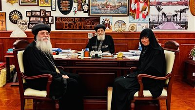 البابا تواضروس يتلقى تقريرا عن إيبارشية الكرسي الأورشليمي