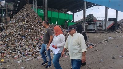 المرور على مصانع تدوير المخلفات لمتابعة أعمال التدوير في الدقهلية