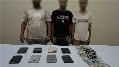 نفذا 8 عمليات، ضبط عاطلين بسرقة الهواتف المحمولة بالمعادي