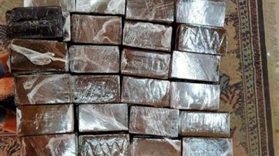 تقرير المعمل الكيميائي للمضبوطات المعثور عليها مع تاجر مخدرات بالصف