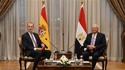 رئيس مجلس النواب يستقبل فيليب السادس ملك إسبانيا