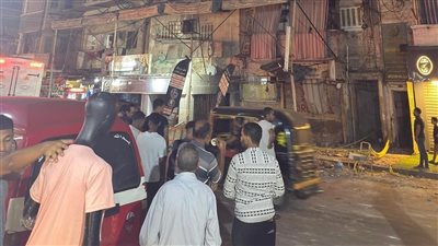 تصادف مرورها، إصابة سيدة في انهيار شرفة عقار بالإسكندرية