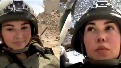 حسناء في الفخ، انفجار عنيف يباغت مجندة إسرائيلية أثناء بث مباشر في خان يونس (فيديو) 