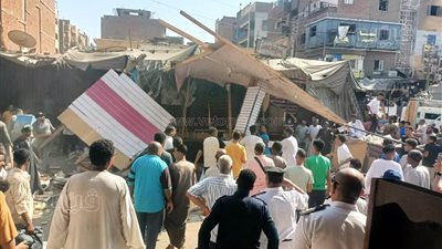 رفع ومصادرة 85 حالة إشغال بكوم أمبو فى أسوان