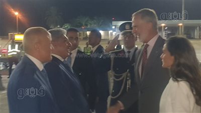 محافظ الأقصر يستقبل ملك وملكة إسبانيا (صور)