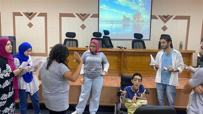 ورشة عمل بجامعة عين