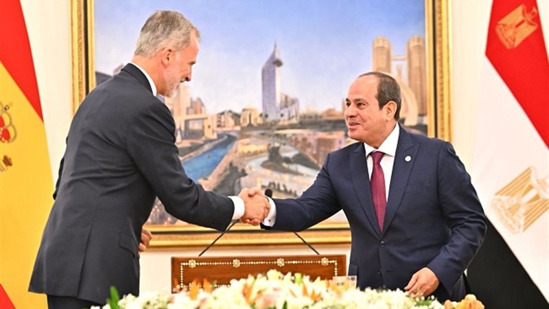 الرئيس السيسي وملك