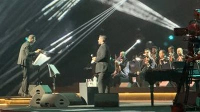 آدم يختتم الليلة اللبنانية في جدة بثنائية أسطورية مع مروان خوري (فيديو وصور)