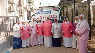 قافلة طبية تقدم 3232 خدمة مجانية لأهالي قرية جزيرة أبو صالح ببني سويف 