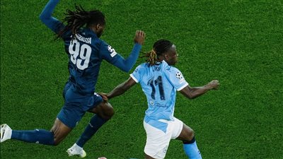 شوط أول سلبي بين مانشستر سيتي ونابولي في دوري أبطال أوروبا