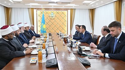 رئيس مجلس الشيوخ الكازاخي: الأزهر شريك أساسي في بناء جسور الحوار والتعايش السلمي 