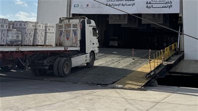 تفريغ السفينة الإماراتية 