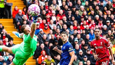 ليفربول ضد إيفرتون، محمد صلاح يصنع الهدف الأول للريدز 