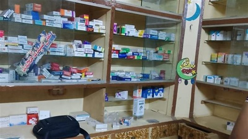 ضبط أدوية بصيدلية