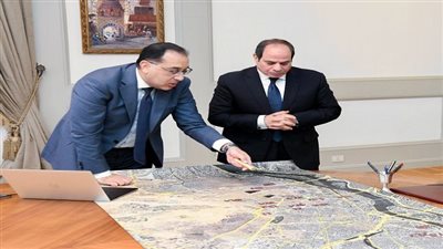 مدبولي يستعرض أمام السيسي جهود تطوير المناطق غير المخططة ورفع مستواها اجتماعيًا واقتصاديًا