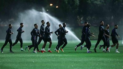 السوبر الإفريقي | مران قوي للاعبي الأهلي استعدادًا لمباراة الرجاء