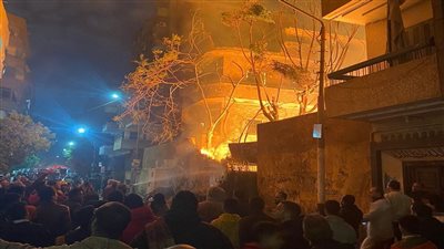 إخماد حريق نشب داخل مدرسة في حدائق القبة