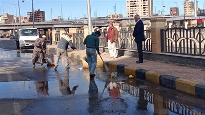 الجيزة تنشر المعدات لمواجهة الأمطار | صور