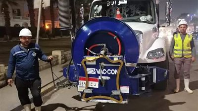 كاميرات مراقبة لرصد تجمعات مياه الأمطار بالجيزة 