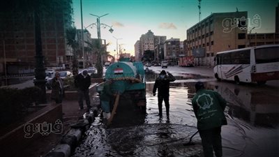 انتشار 494 معدة شفط مياه الأمطار لمواجهة الطقس السيئ بالغربية | صور