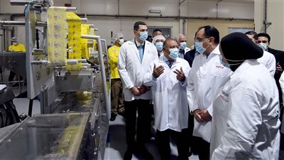 رئيس الوزراء يشهد افتتاح خطوط إنتاج جديدة بمصنع شركة نستله مصر للمنتجات الجافة 