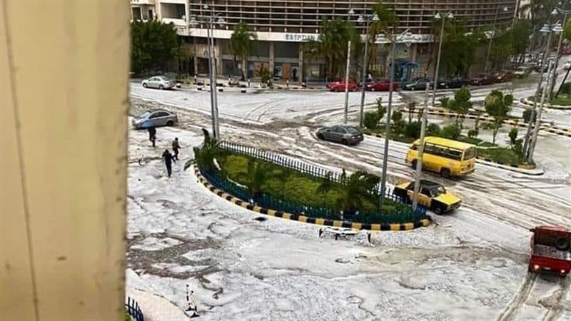الثلوج في الإسكندرية