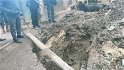 مد خطوط الصرف الصحي لقرى حياة كريمة بالقليوبية