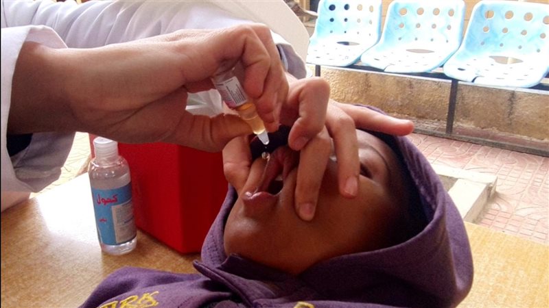 حملة التطعيم ضد شلل