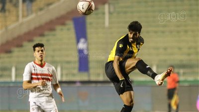 الزمالك يتقدم على المقاولون 0/1 في الشوط الأول بالدوري