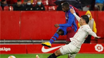 برشلونة يتعادل مع إشبيلية 1/1 في الليجا