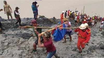 قتيل و70 مفقودًا على الأقل في انهيار أرضي بمنجم شمال ميانمار